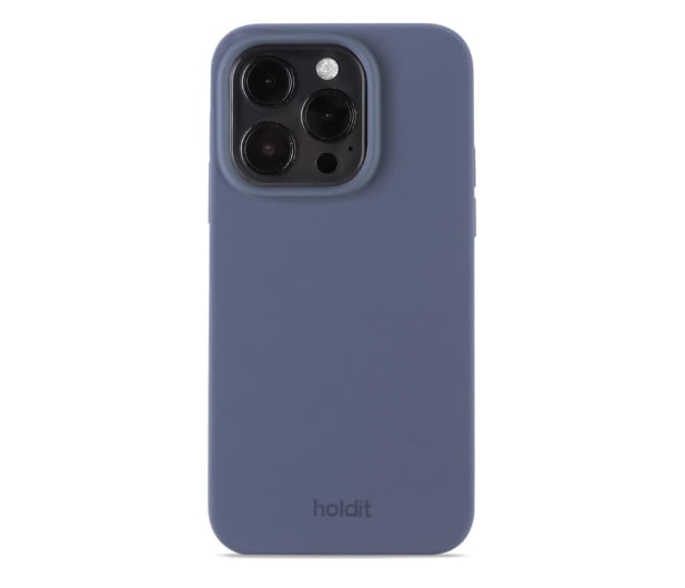 Holdit Silicone Case iPhone 15 Pro Pacific Blue - 1148767 - zdjęcie