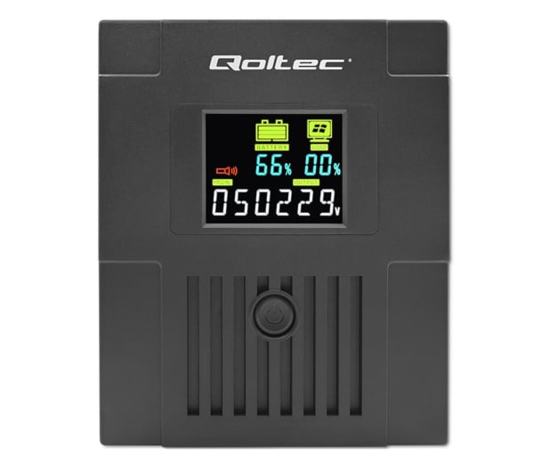 Qoltec UPS Line Interactive | Monolith | 1500VA | 900W | LCD | USB - 1180154 - zdjęcie 3