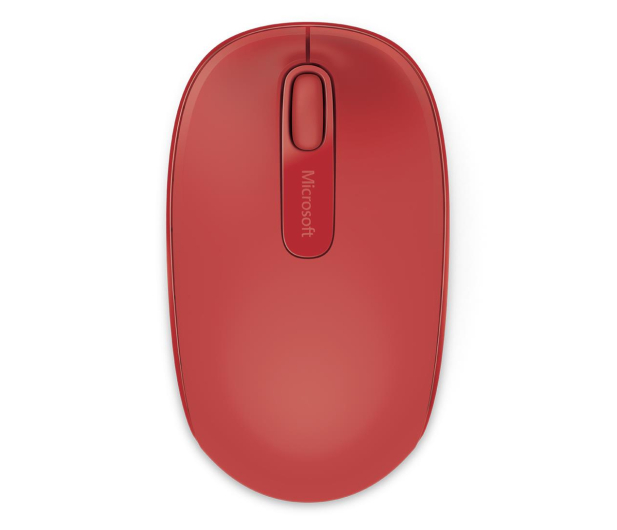 Microsoft 1850 Wireless Mobile Mouse Czerwień Ognia - 185692 - zdjęcie