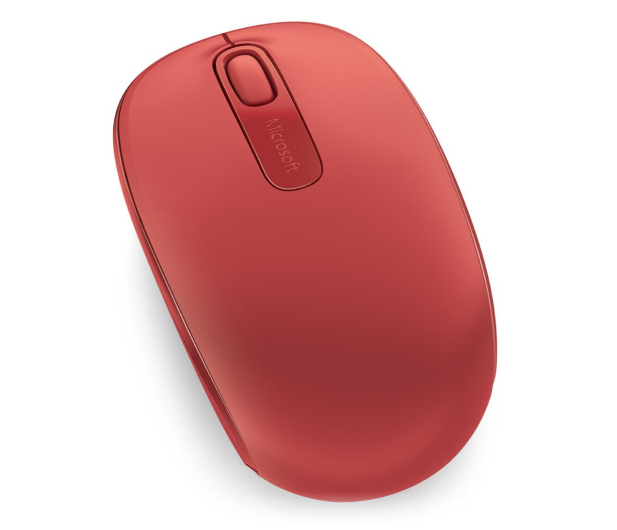 Microsoft 1850 Wireless Mobile Mouse Czerwień Ognia - 185692 - zdjęcie 2