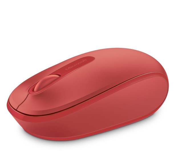 Microsoft 1850 Wireless Mobile Mouse Czerwień Ognia - 185692 - zdjęcie 3