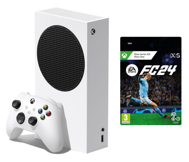 Microsoft Xbox Series S + Ea Sports FC 24 (Voucher) - 1182303 - zdjęcie