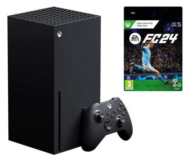 Microsoft Xbox Series X + Ea Sports FC 24 (Voucher) - 1182302 - zdjęcie