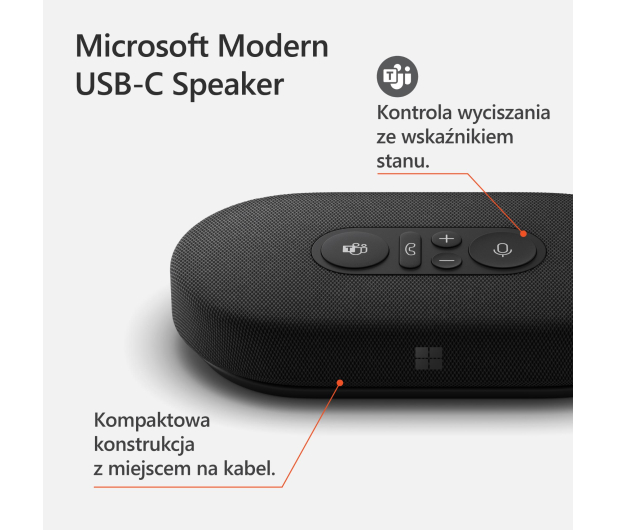 Microsoft Modern USB-C Speaker (Microsoft Teams) - 678931 - zdjęcie 6