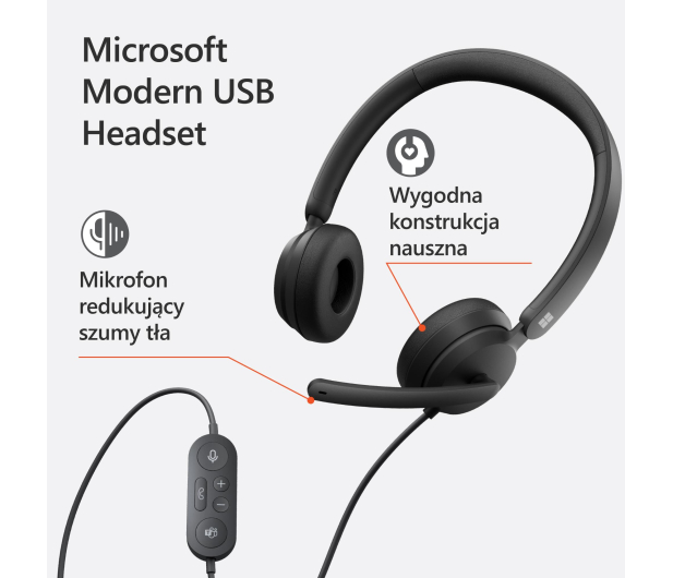 Microsoft Modern USB Headset (Microsoft Teams) - 678929 - zdjęcie 6