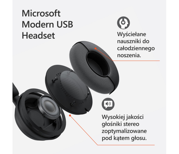 Microsoft Modern USB Headset (Microsoft Teams) - 678929 - zdjęcie 7