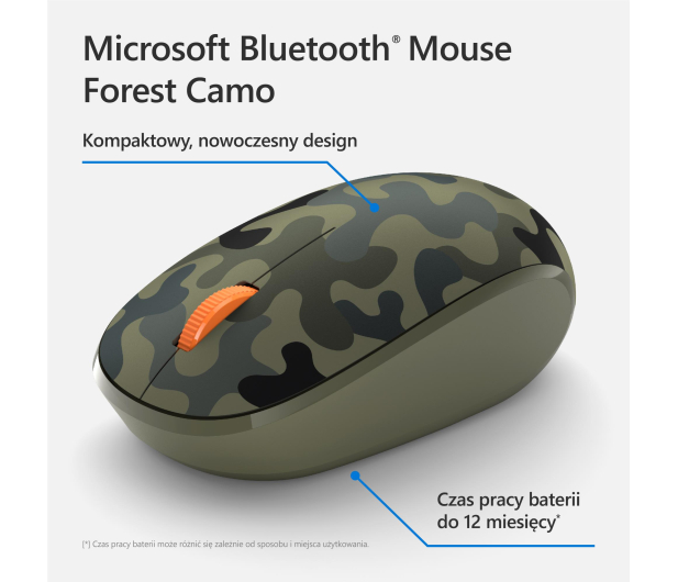 Microsoft Bluetooth Mouse Forest Camo - 695186 - zdjęcie 5