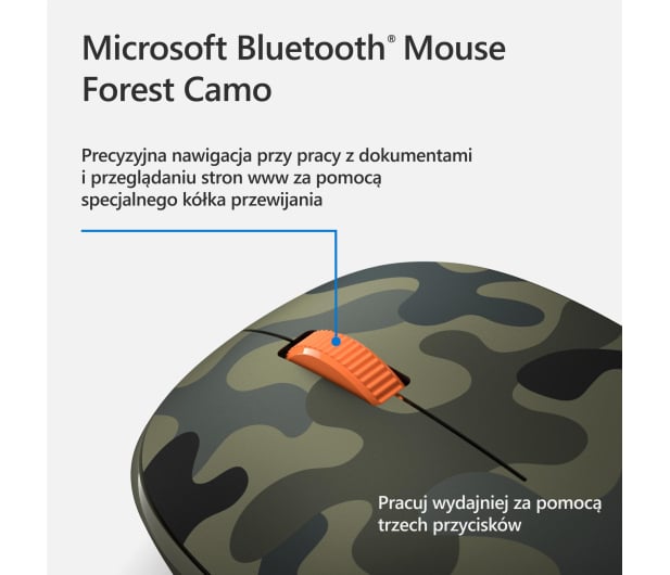Microsoft Bluetooth Mouse Forest Camo - 695186 - zdjęcie 6