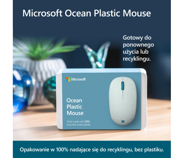 Microsoft Ocean Plastic Mouse Bluetooth - 695189 - zdjęcie 6