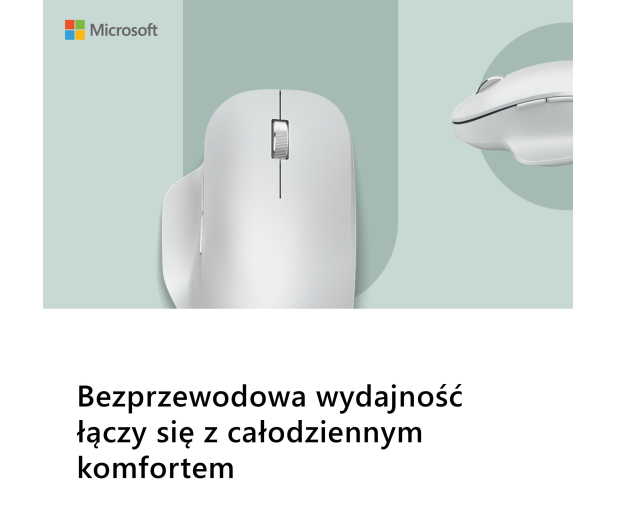 Microsoft Bluetooth Ergonomic Mouse Lodowa Biel - 599708 - zdjęcie 3