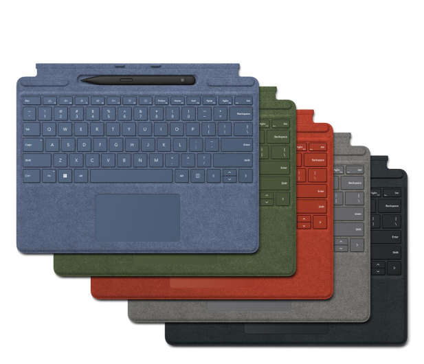 Microsoft Surface Pro Keyboard z piórem Slim Pen 2 Czerwony mak - 721483 - zdjęcie 4