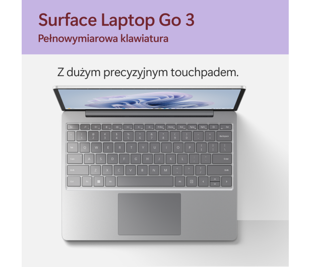 Microsoft Surface Laptop Go 3 i5/8GB/256GB (Platynowy) - 1182767 - zdjęcie 14