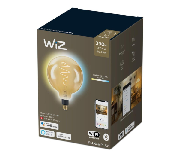 WiZ Wi-Fi BLE 25W G200 E27 920-50 Amb 1CT/2 - 1182890 - zdjęcie 2
