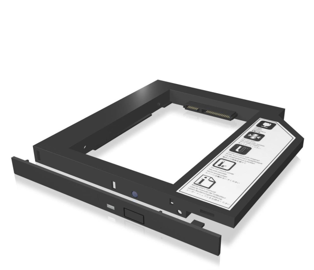 ICY BOX Adapter na dysk 2.5" do laptopa (slot DVD 9.5mm) - 232315 - zdjęcie