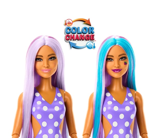 Barbie Pop Reveal Lalka Winogrono Seria Owocowy sok - 1163987 - zdjęcie 5