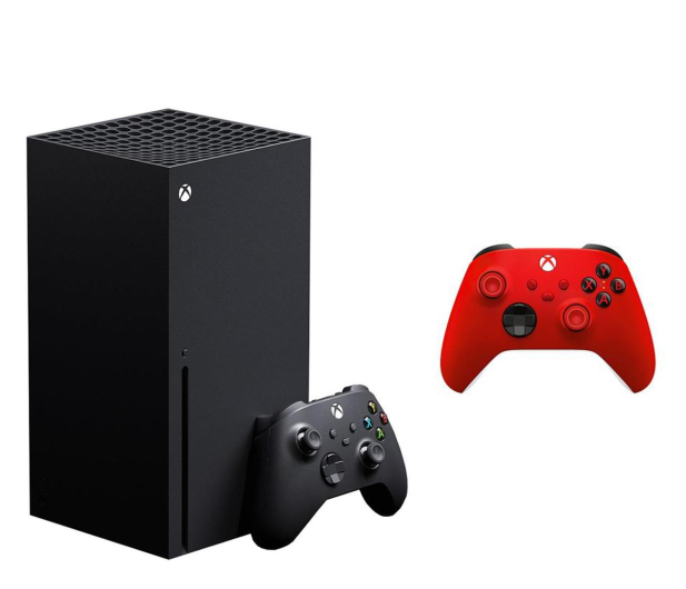 Microsoft Xbox Series X + Xbox Series Controller - Pulse Red - 1083017 - zdjęcie