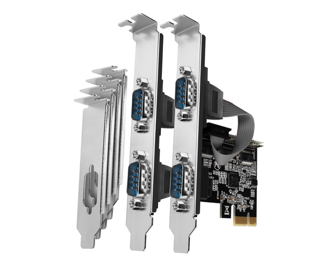 Axagon Kontroler PCIe 4x port szeregowy RS232 250 kbps - 1212032 - zdjęcie
