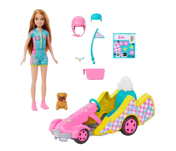 Barbie Gokart Stacie Pojazd filmowy i lalka - 1212792 - zdjęcie 5