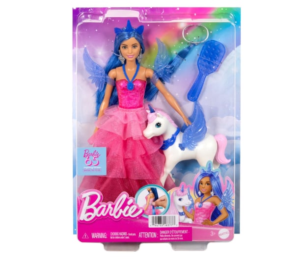 Barbie Sapphire Skrzydlaty jednorożec Lalka 65 rocznica - 1212785 - zdjęcie 6