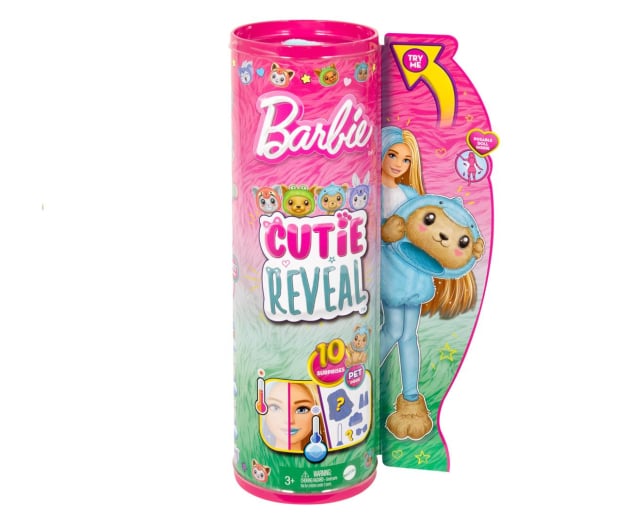 Barbie Cutie Reveal Lalka Miś-Delfin Seria Kostiumy zwierząt - 1212824 - zdjęcie 6