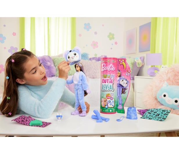 Barbie Cutie Reveal Lalka Króliczek-Koala Seria Kostiumy zwierząt - 1212825 - zdjęcie 2