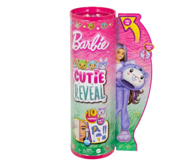 Barbie Cutie Reveal Lalka Króliczek-Koala Seria Kostiumy zwierząt - 1212825 - zdjęcie 6
