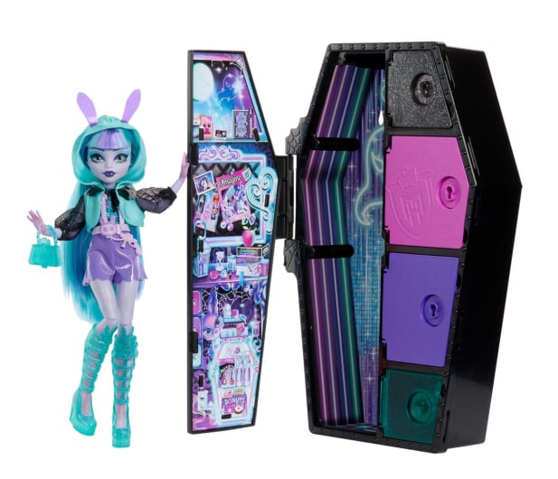 Mattel Monster High Straszysekrety Twyla Seria 3 Neonowa - 1212847 - zdjęcie