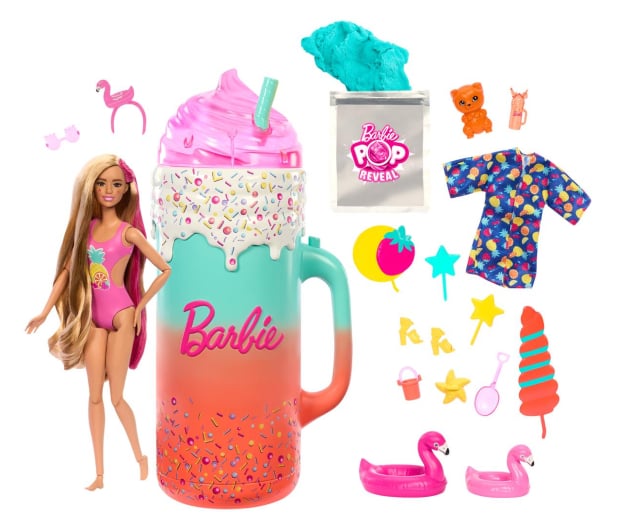 Barbie Pop Reveal Zestaw prezentowy Tropikalne smoothie - 1212830 - zdjęcie