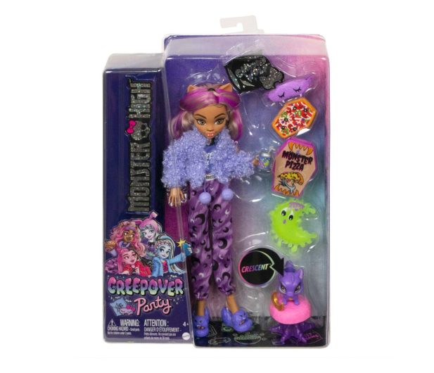 Mattel Monster High Piżama Party Clawdeen Wolf - 1212837 - zdjęcie 5