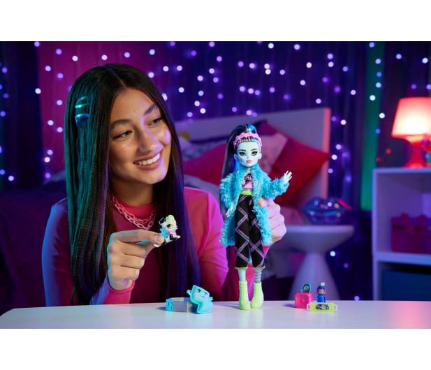 Mattel Monster High Piżama Party Frankie Stein - 1212839 - zdjęcie 6