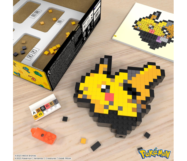 Mega Bloks Mega Construx Pokemon Pixel Pikachu - 1212903 - zdjęcie 4
