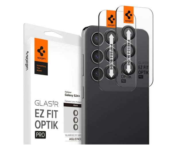 Spigen Optik.Tr 'Ez Fit' Camera Protector 2-Pack do Galaxy S24+ - 1211686 - zdjęcie
