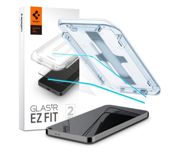 Spigen Glas.Tr 'Ez Fit' 2-Pack do Samsung Galaxy S24+ Clear - 1211703 - zdjęcie