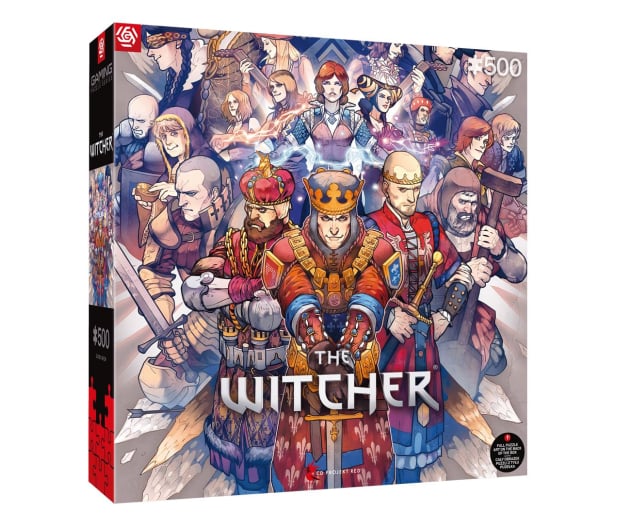 Merch The Witcher Northern Realms Puzzles 500 - 1214753 - zdjęcie