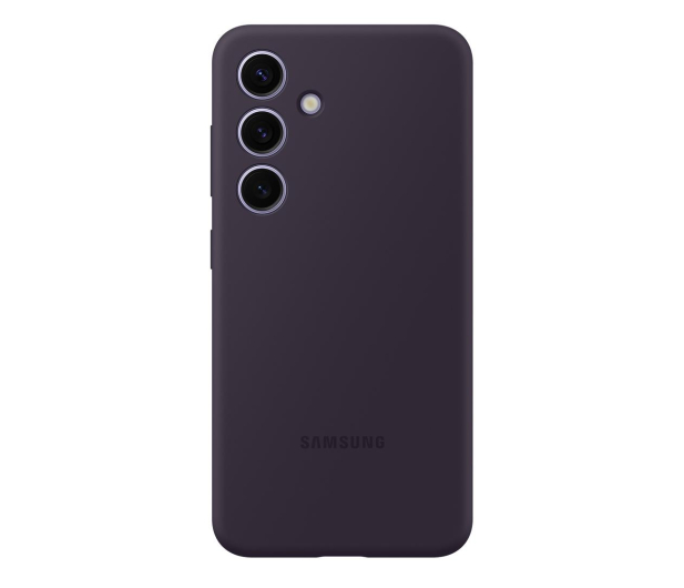 Samsung Silicone Case do Galaxy S24 ciemny fiolet - 1210629 - zdjęcie
