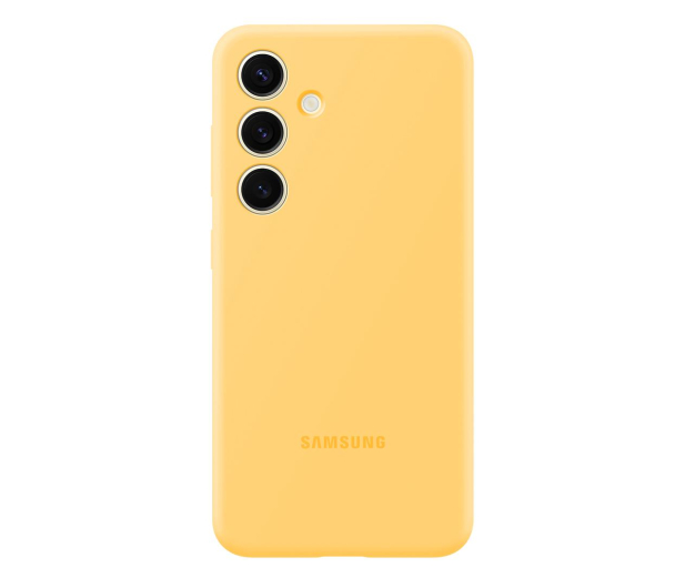 Samsung Silicone Case do Galaxy S24 żółty - 1210632 - zdjęcie