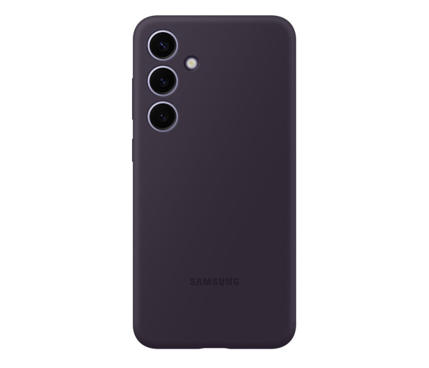 Samsung Silicone Case do Galaxy S24+ ciemny fiolet - 1210636 - zdjęcie