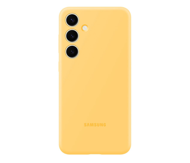 Samsung Silicone Case do Galaxy S24+ żółty - 1210638 - zdjęcie