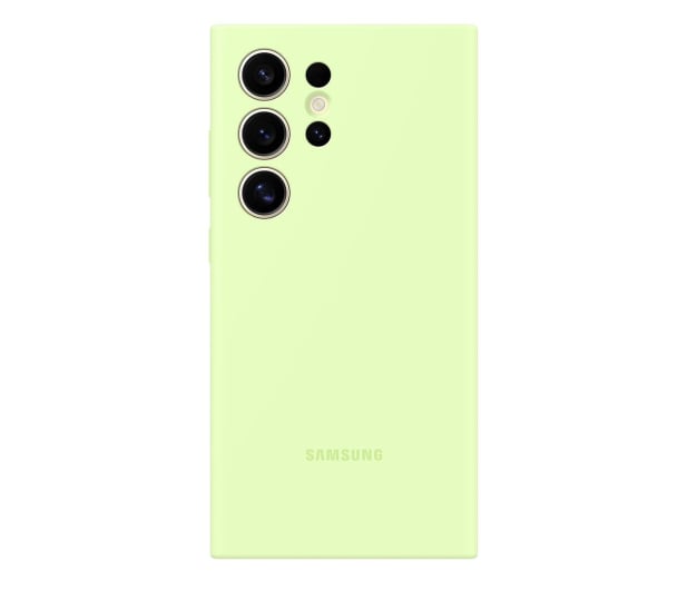 Samsung Silicone Case do Galaxy S24 ultra jasnozielony - 1210647 - zdjęcie