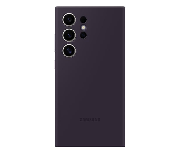 Samsung Silicone Case do Galaxy S24 ultra ciemny fiolet - 1210643 - zdjęcie