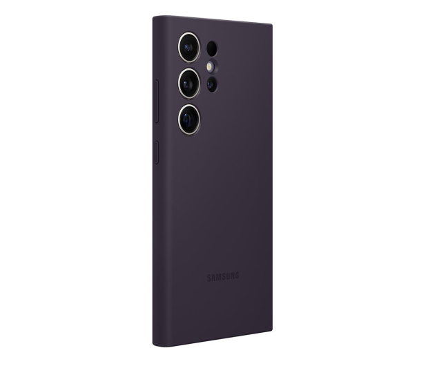Samsung Silicone Case do Galaxy S24 ultra ciemny fiolet - 1210643 - zdjęcie 3
