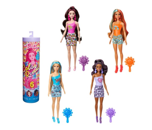 Barbie Color Reveal Seria Kolorowe wzory - 1215889 - zdjęcie