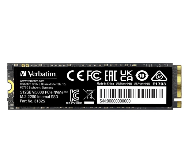 Verbatim 512GB M.2 PCIe Gen4 NVMe Vi5000 - 1216350 - zdjęcie