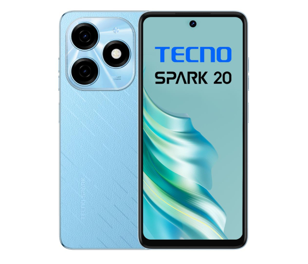 TECNO Spark 20 8/256GB Magic Skin Blue 90Hz - 1213019 - zdjęcie