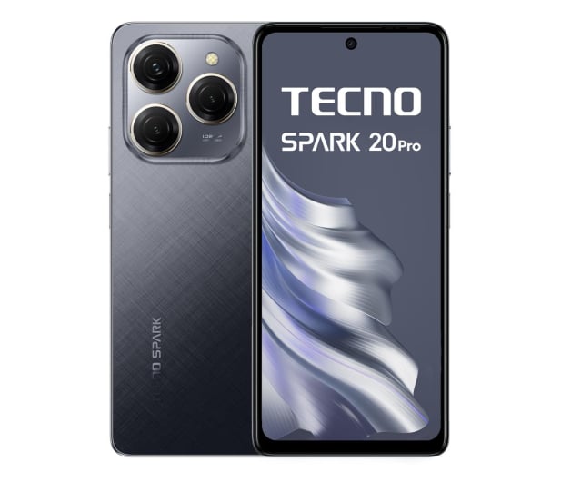 TECNO Spark 20 Pro 8/256GB Moonlit Black 120Hz - 1213067 - zdjęcie