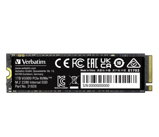 Verbatim 1TB M.2 PCIe Gen4 NVMe Vi5000 - 1216351 - zdjęcie