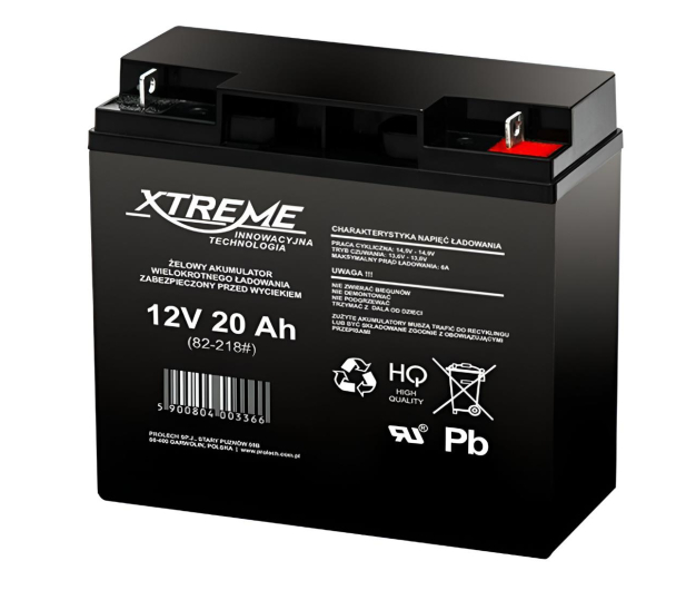 BLOW Akumulator żelowy 12V 20Ah XTREME - 1217851 - zdjęcie