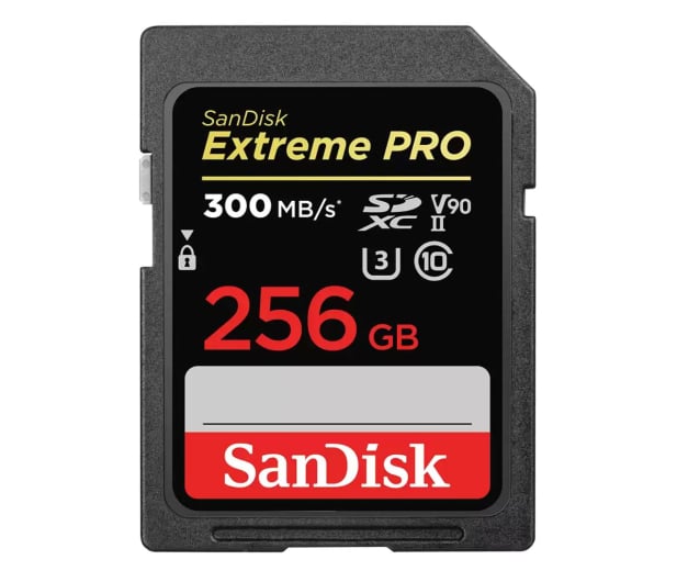 SanDisk 256GB SDXC Extreme Pro 300MB/s UHS-II V90 - 1212746 - zdjęcie