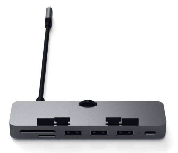 Satechi Clamp Hub Pro do iMac (USB-C, 3x USB-A, micro/SD) (silver) - 1209992 - zdjęcie
