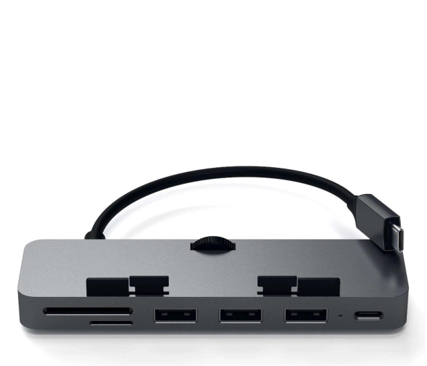 Satechi Clamp Hub Pro do iMac (USB-C, 3x USB-A, micro/SD) (silver) - 1209992 - zdjęcie 3